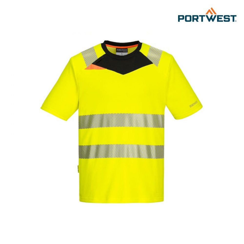 PORTWEST - Μπλουζάκι DX4 Ανακλαστικό Κίτρινο