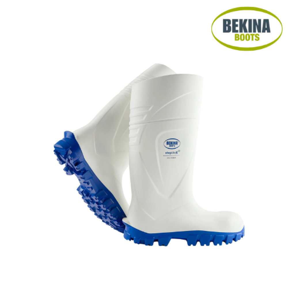 BEKINA - Μπότες Λευκές Τροφίμων StepliteX SolidGrip S4