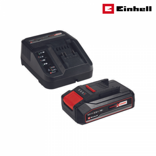 EINHELL EINHELL - Φορτιστής + Μπαταρία Λιθίου 18V με Χωρητικότητα 2.5Ah